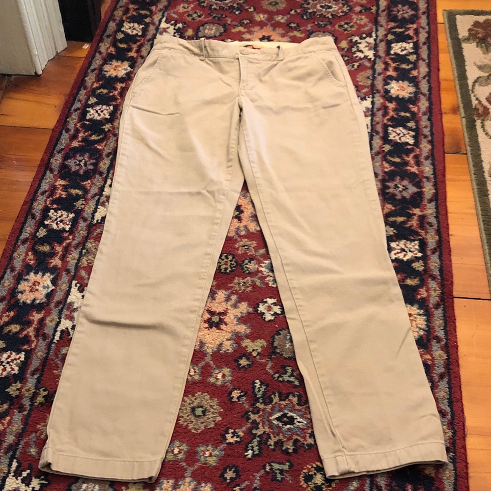 Eagerly chino Classic Khaki Straight-Leg Pants - Beige